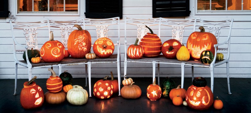 Idée décoration halloween citrouille