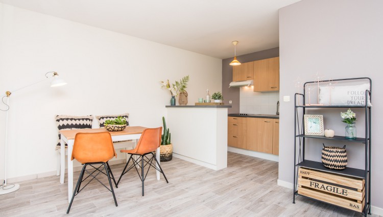 Home staging toulouse a vendre appartement T3 à lèguevin