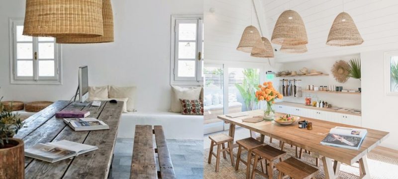 luminaires,rotin,bambou,osier,exotique,intérieur,matières naturelles