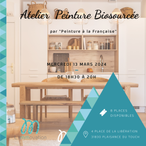atelier sur les peintures biosourcées pour un environnement sain